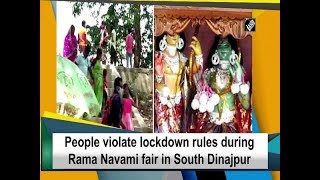 People violate lockdown rules during Rama Navami fair in South Dinajpur