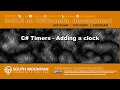 C#/Xamarin Cohort 05H - C# Timers (Displaying a clock)