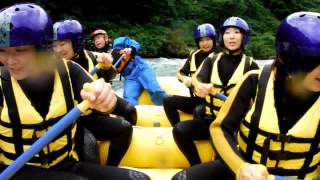 Rafting on the Sho River(庄川ラフティング)