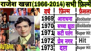 Rajesh Khanna(1966-2014)all films|Rajesh khanna hit and flop movies list|rajesh khanna filmography
