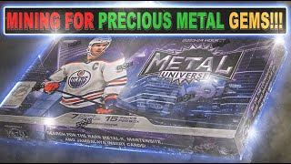 MINING FOR PRECIOUS METAL GEMS!!! - 23/24 Upper Deck Skybox Metal Universe Hobby Box - Hockey Card