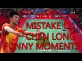 BADMINTON SERVICE MISTAKE OF CHEN LONG - FUNNY MOMENTS