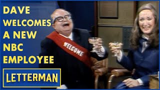 Dave Welcomes A New NBC Employee | Letterman