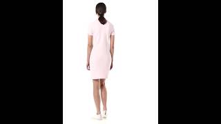 Lacoste Women's Short Sleeve Slim Fit Stretch Pique Polo Dress Nidus