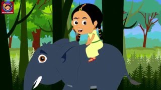 Aana Varunne Changathi | Malayalam Rhymes | Malayalam Kutti Paatugal