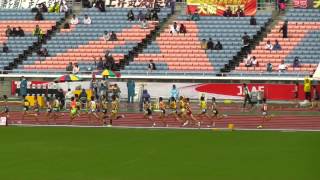 陸上 Men-A 3000m 予選-1 ジュニアオリンピック 2013.10.26