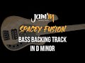 Spacey Fusion Bass Backing Track in D Minor