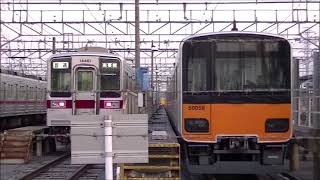 【東武鉄道】50050系51058Fボーちゃんデザインラッピング解除＆10030系だらけの南栗橋車両管区