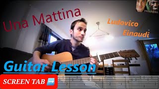 (Tuto / How to play ?) Ludovico Einaudi - Una Mattina (Intouchables - Guitar Lesson with TAB)