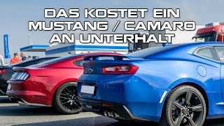 Das kostet ein Mustang / Camaro an Unterhalt