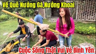 Về Quê Nướng Gà Nướng Khoai Ăn Cùng Nhóm Bạn VinFast VF8. Cuộc Sống Thật Vui Vẻ Bình Yên