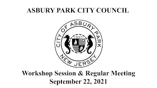 Asbury Park City Council Meeting - September 22, 2021
