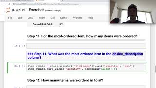 Python pandas — Chipotle Exercises