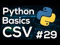 CSV Module Python Programming Basics For Beginners #29