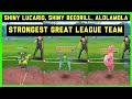 Shiny Lucario, Shiny Beedrill, Alolamola Strongest team in Great league Pokémon Go Battle league