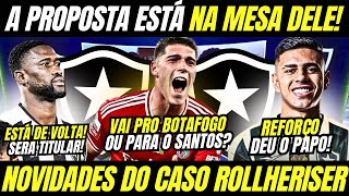 💣⚠️PROPOSTA NA MESA! BOTAFOGO AVANÇA POR ROLLHEISER, MAS NÃO ENTRARÁ EM LEILÃO | BASTOS TITULAR