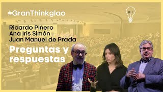 #GranThinkglao | Preguntas y respuestas con Ricardo Piñero, Ana Iris Simón y Juan Manuel de Prada