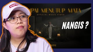 MAHALINI - SAMPAI MENUTUP MATA (OFFICIAL MUSIC VIDEO) - REACTION VIDEO #mahalini #sampaimenutupmata