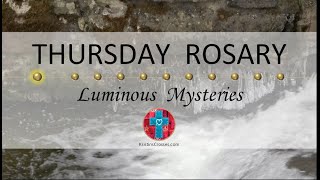 Thursday Rosary • Luminous Mysteries of the Rosary 💚 February 1, 2024 VIRTUAL ROSARY - MEDITATION