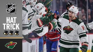 Jason Zucker records his first career hat trick