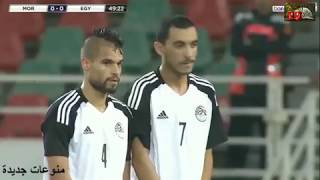 أهداف مباراة منتخب مصر و المغرب الوم 1 -3  تعليق عربى