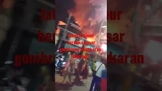 Pasar Gembrong Kebakaran Jakarta Timur Dini Hari #shorts