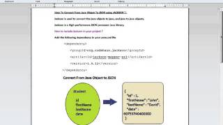 HOW TO CONVERT FROM JAVA OBJECT TO JSON USING JACKSON