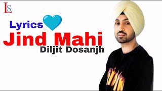 Diljit Dosanjh Jind Mahi Lyrics Full Song
