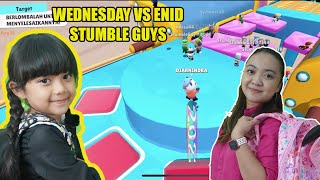 SAMANTHA WEDNESDAY VS ENID MAIN STUMBLE GUYS LIVE BARENG TEMEN TEMEN