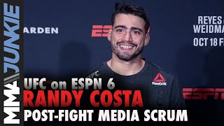 UFC Boston: Randy Costa full post-fight media scrum