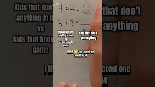 #kids that are #dumb #vs kids that are super #smart #shortsvideo #funnyshorts #shorts #math