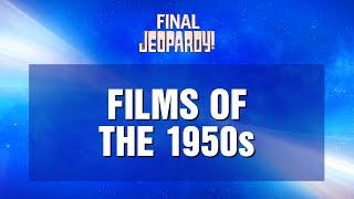 Final Jeopardy!: Films of the 1950s | JEOPARDY!