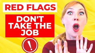 7 Job Interview Red Flags