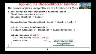 Applying the Java Fork-Join Framework’s ManagedBlocker Interface
