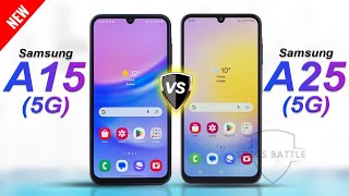 Samsung Galaxy A15 5G vs Samsung Galaxy A25 5G | FULL SPECS COMPARISON