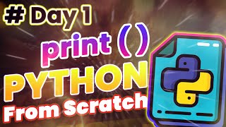 How to Use print() in Python | Python Tutorial Basic To Advanced Ep.01 #python #coding #programming