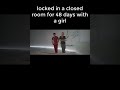 Locked in a closed room for 48 days with a girl what will you do ? #shorts