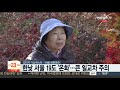 날씨 도심도 단풍 절정…한낮 서울 19도 온화 연합뉴스tv yonhapnewstv