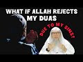 How to think positively of Allah when making dua if we fear He will reject it due to our sins? assim