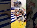 爸爸带娃就是不靠谱！儿子都给冻坏了#Cute baby#Cute#呆萌小米宝#聪明宝宝#萌娃