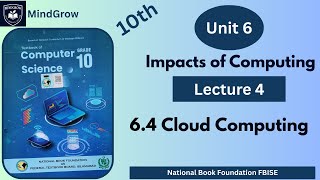 Unit 6| 6.4 – Cloud Computing Public & Private Cloud| Class 10 Computer | FBISE Syllabus | NBF Book