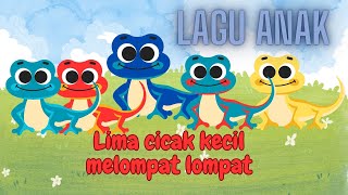 lagu anak indonesia populer lima cicak kecil, cicak cicak kecil, for kids songs, lagu untuk anak