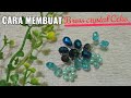 DIY||Tutorial cara membuat bros dari crystal Ceko