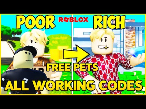 3 Free Pets 5 WORKING CODES for GET RICHER EVERY CLICK  Roblox 2023  Codes for Roblox TV