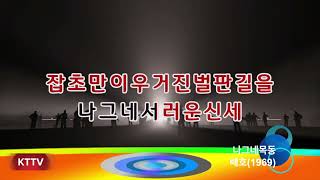 나그네목동MR 원곡 배호1969:KTTV:2022  2  8:영상 010 5071 8773석양