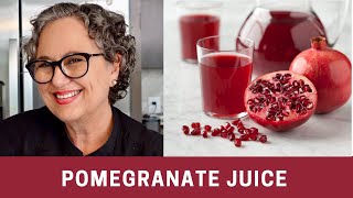 How to Make Pomegranate Juice without Juicer (Pomegranate Juice Benefits) | The Frugal Chef