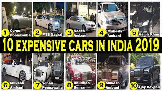 Top 10 Most Expensive Cars Owned By Indian's | Bollywood celebrity | Businessman | Cricketers