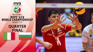 ITA vs. BUL - Full Match | Quarter Final 1 | Boys U19 World Champs 2021