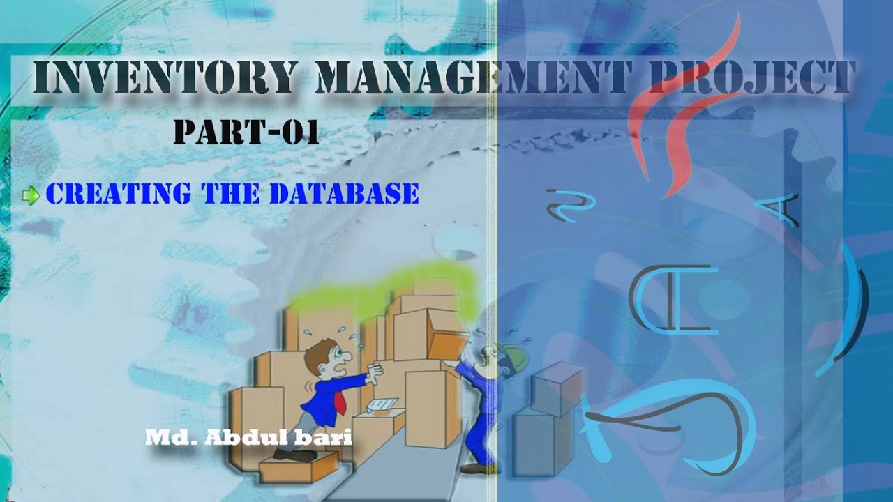 Inventory Management Project (Creating The Database)- Part 01 - YouTube