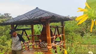 Bamboo Gazebo/Gazebo Bambu untuk Cafe Sawah/bamboo furniture